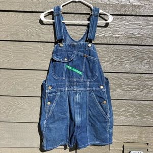 Jean shorts overalls key imperial